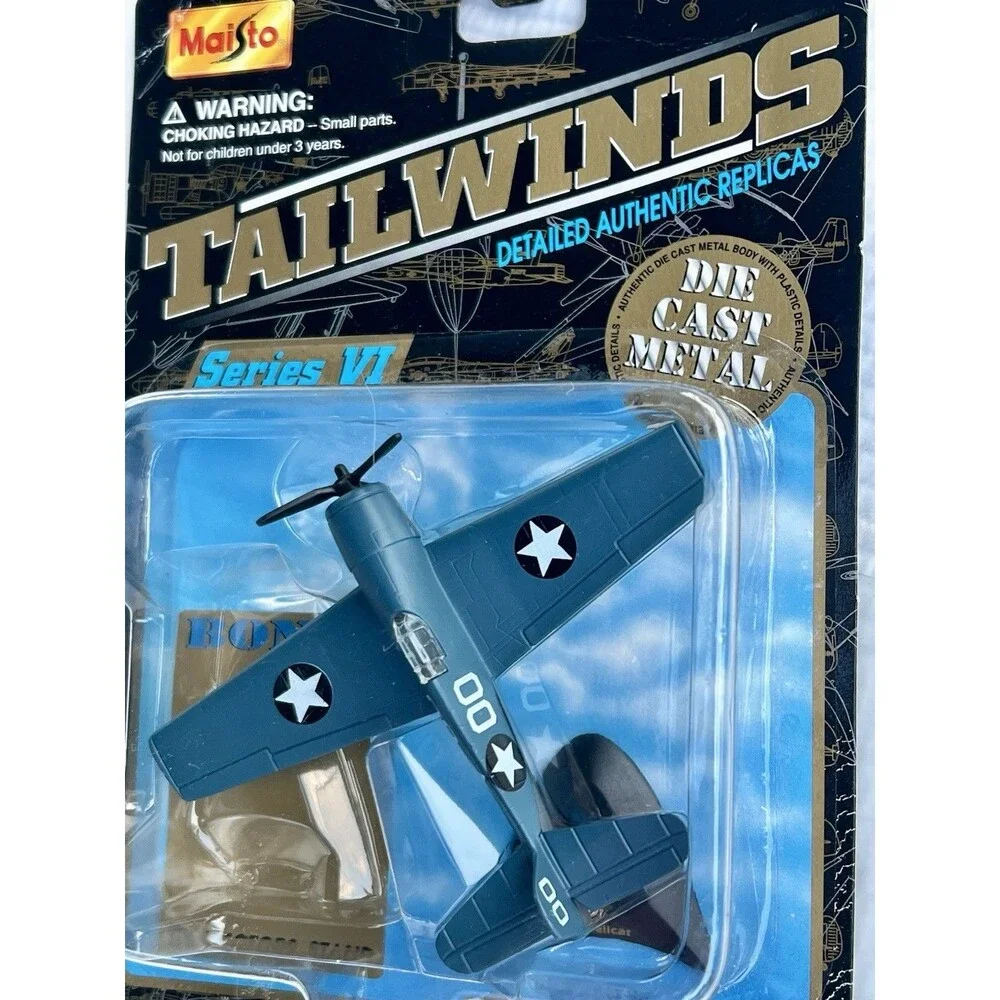 American Grumman F6F Hellcat Diecast Military Airplane Maisto Tailwinds